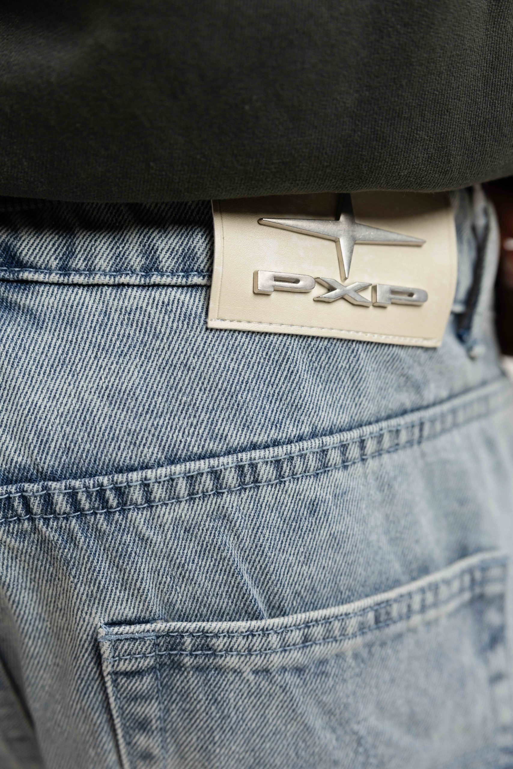 Project x Paris Loose Jeans Heren Lichtblauw