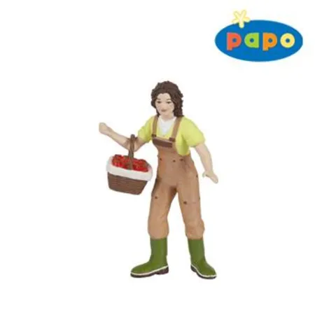 Papo 39219 Bäuerin mit Korb