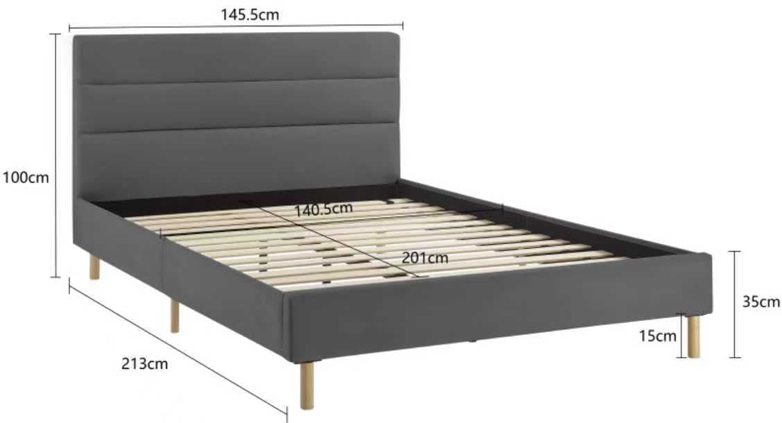 Home affaire Polsterbett »Philippiere inkl. Lattenrost« erhältlich in den Breiten 140cm & 180cm