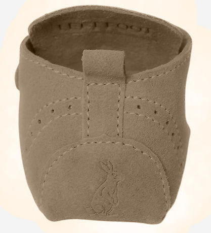 Petit La Busch Leder-Krabbelschuhe - Sand
