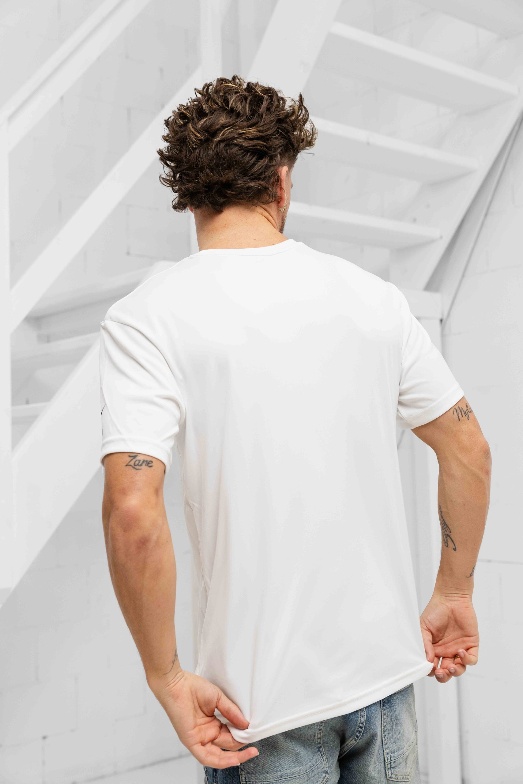 Nike Swim Bicoastal Hydroguard T-Shirt Heren Wit
