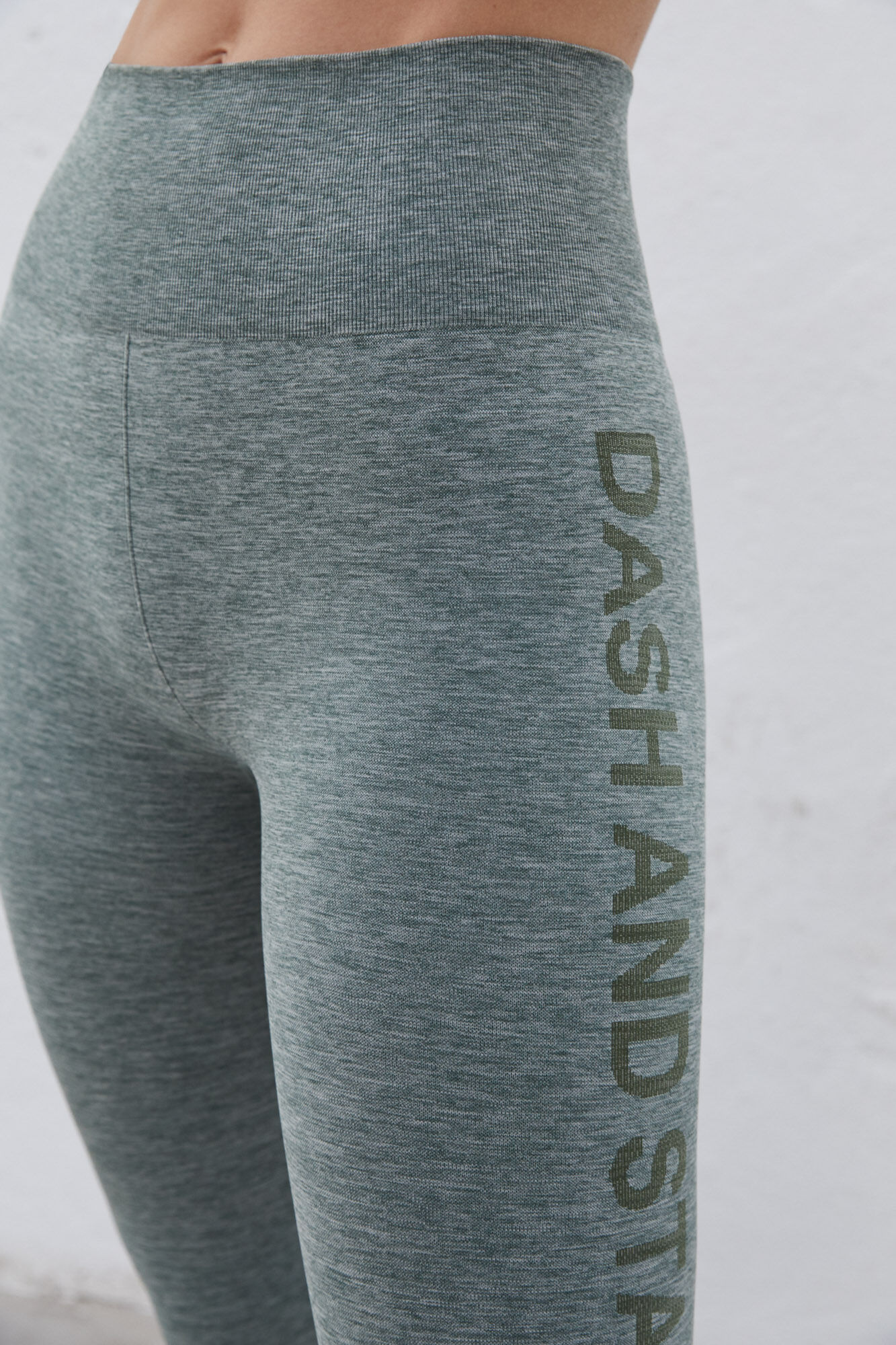 Leggings verdes sem costura - Verde