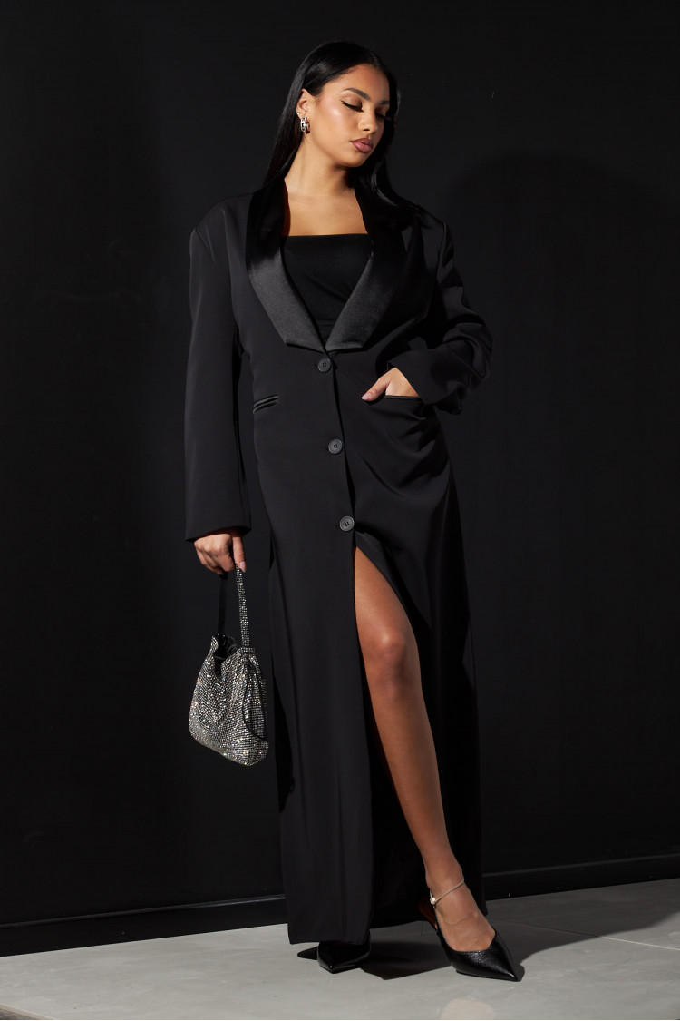 Blazer long noir