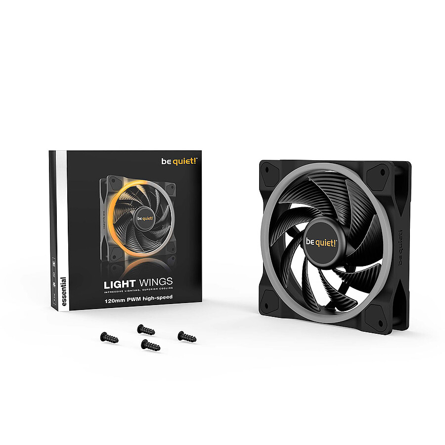 be quiet! Light Wings 120 mm PWM High Speed ARGB