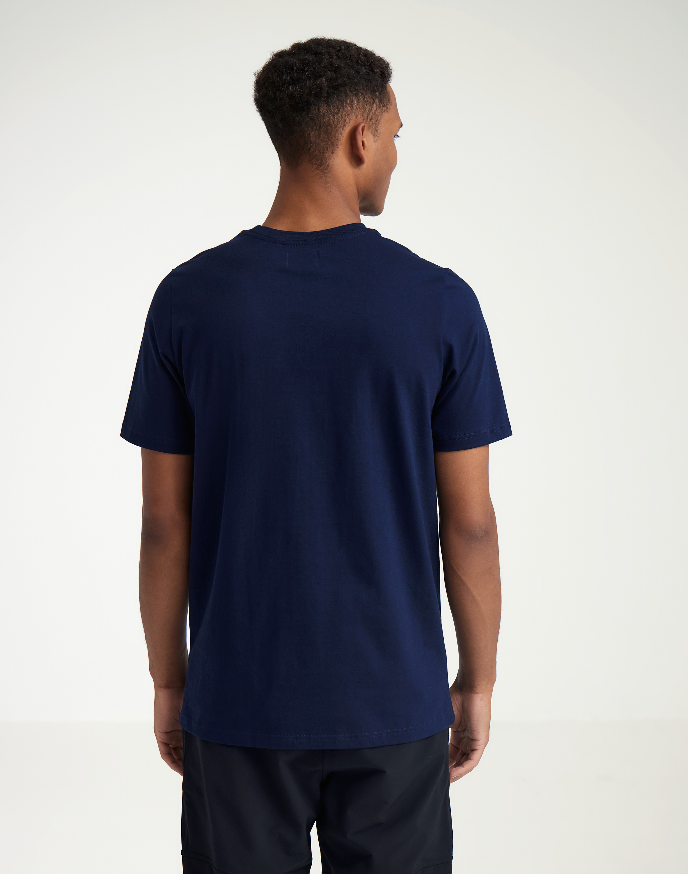 T-shirt van katoen voor heren in Groen