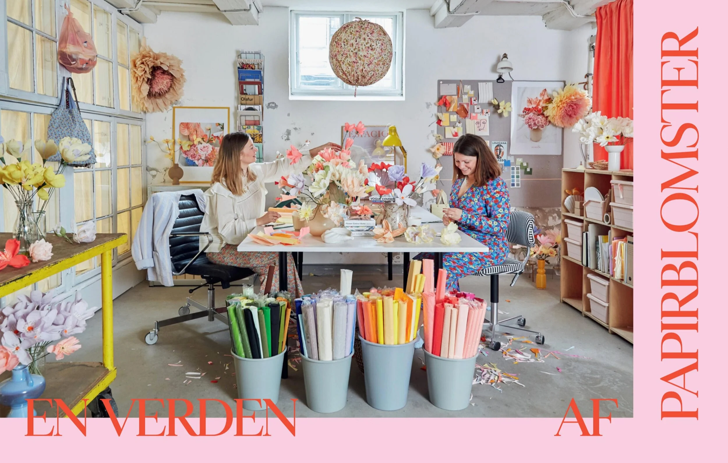New Mags  Papirblomster med Almeja Space bog