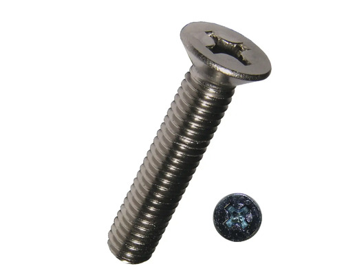 Verzonken schroef met kruiskop DIN 965 M4x20 mm RVS A2, 100 stuks