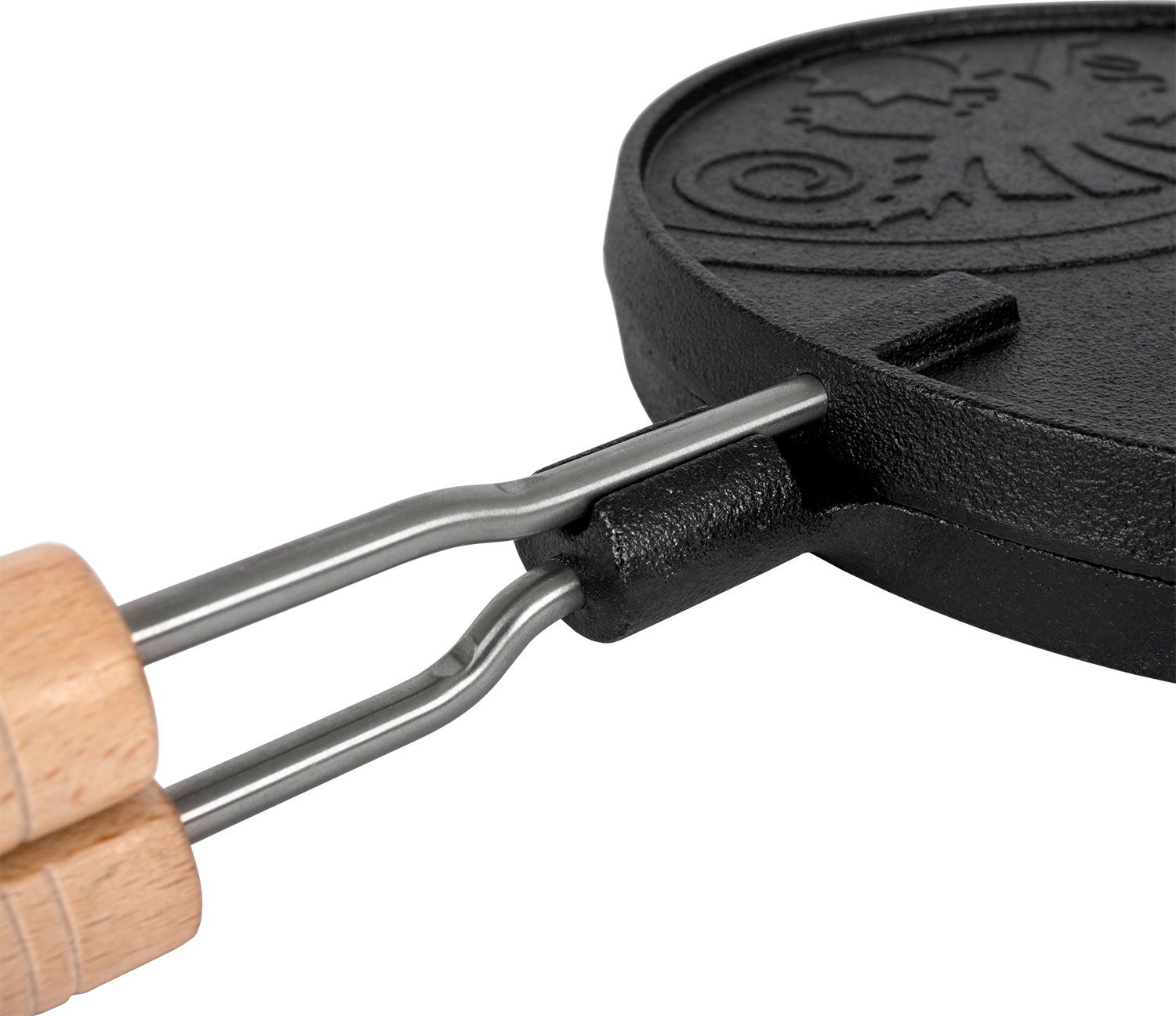 Petromax Gusseisen Wende Waffeleisen inkl. Auflagesstell