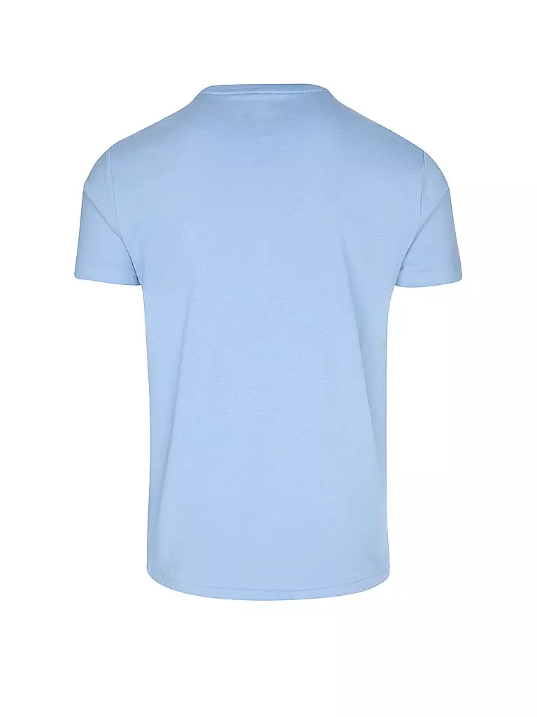 POLO RALPH LAUREN T Shirt Custom Slim Fit hellblau