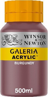 Winsor & Newton - Galeria Akrylmaling - Burgundy 500 ML