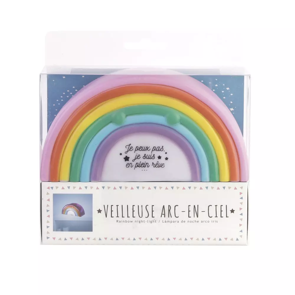 Veilleuse Arc-en-ciel Multicolore