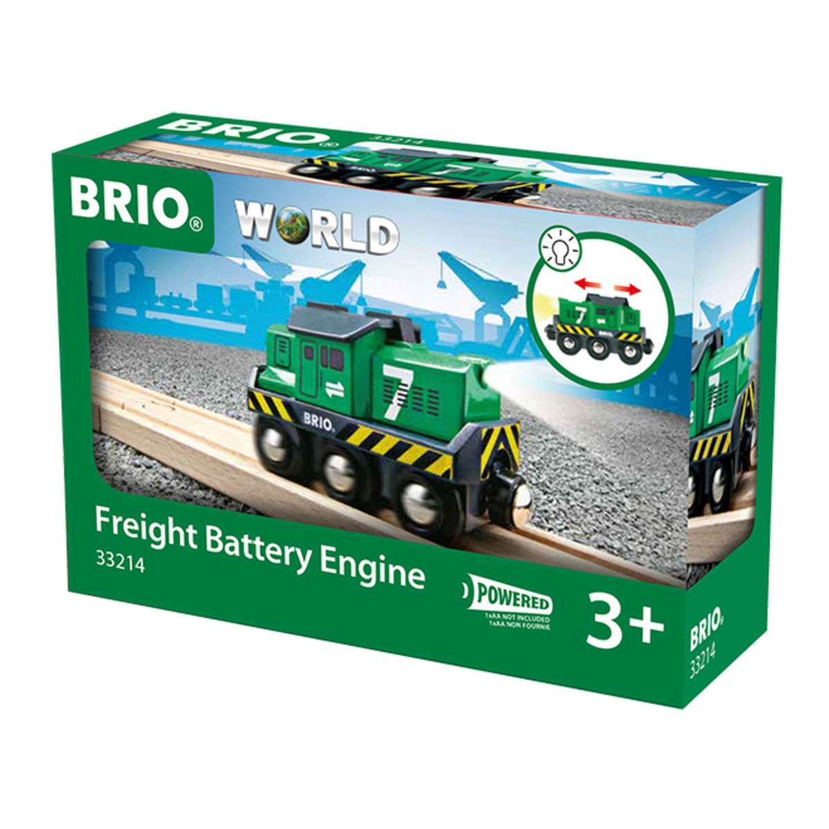 BRIO Spiel Batterie-Frachtlok