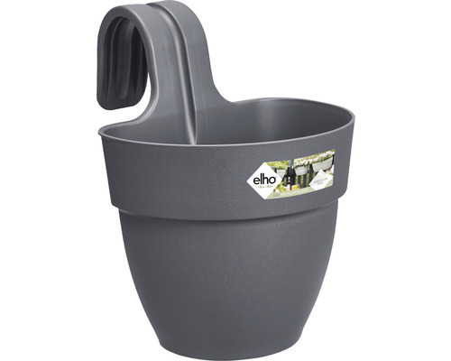 Hangende bloembak elho Vibia Campana kunststof Ø 20,5 cm H 26,5 cm antraciet