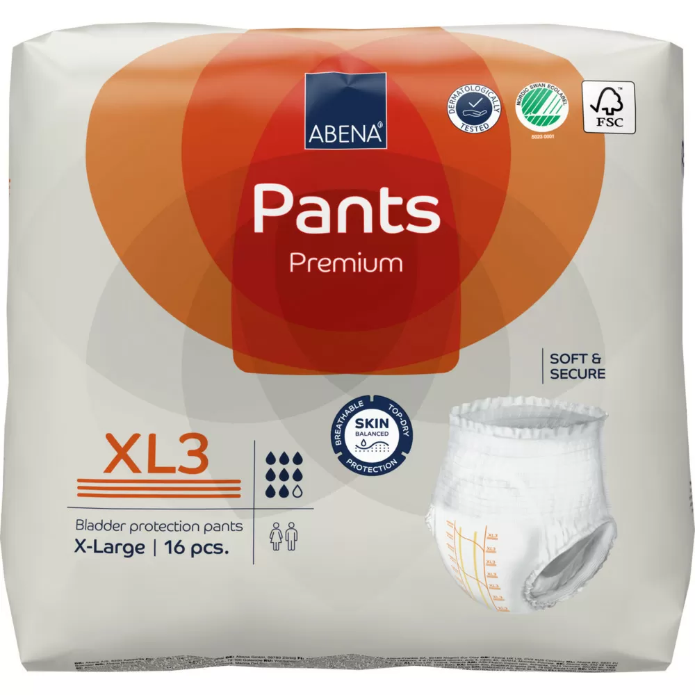 Abena Pants Premium bukseble XL3 - 16 stk.