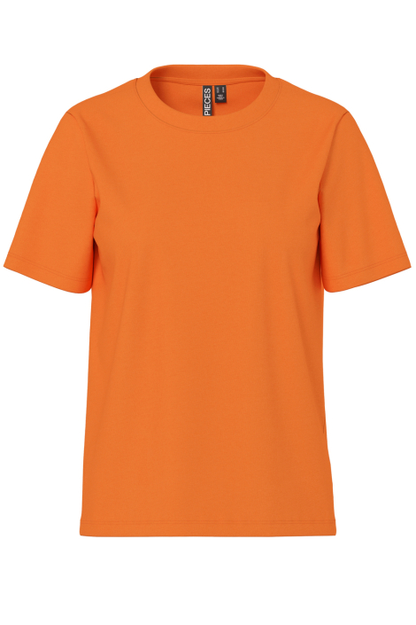 Pieces oranje dames t-shirt