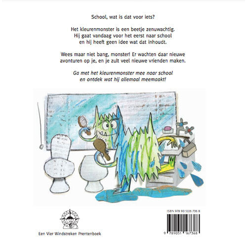 Uitgeverij de vier windstreken het kleurenmonster gaat naar school