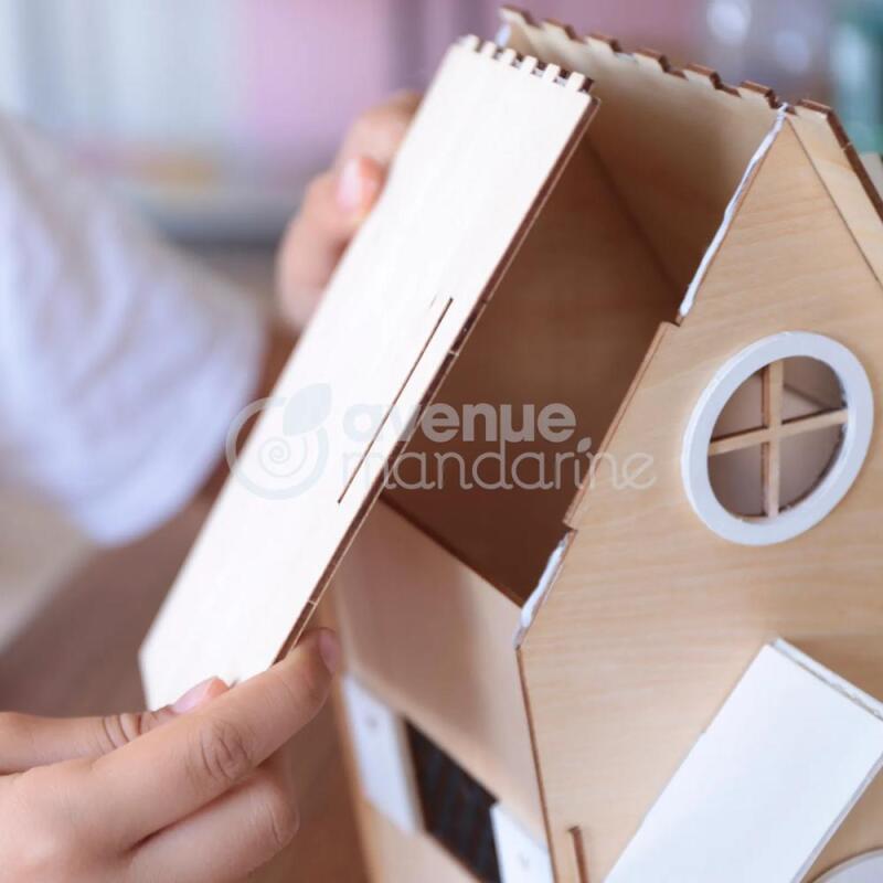 Coffret créatif, Maison de fées à construire - Multicolore