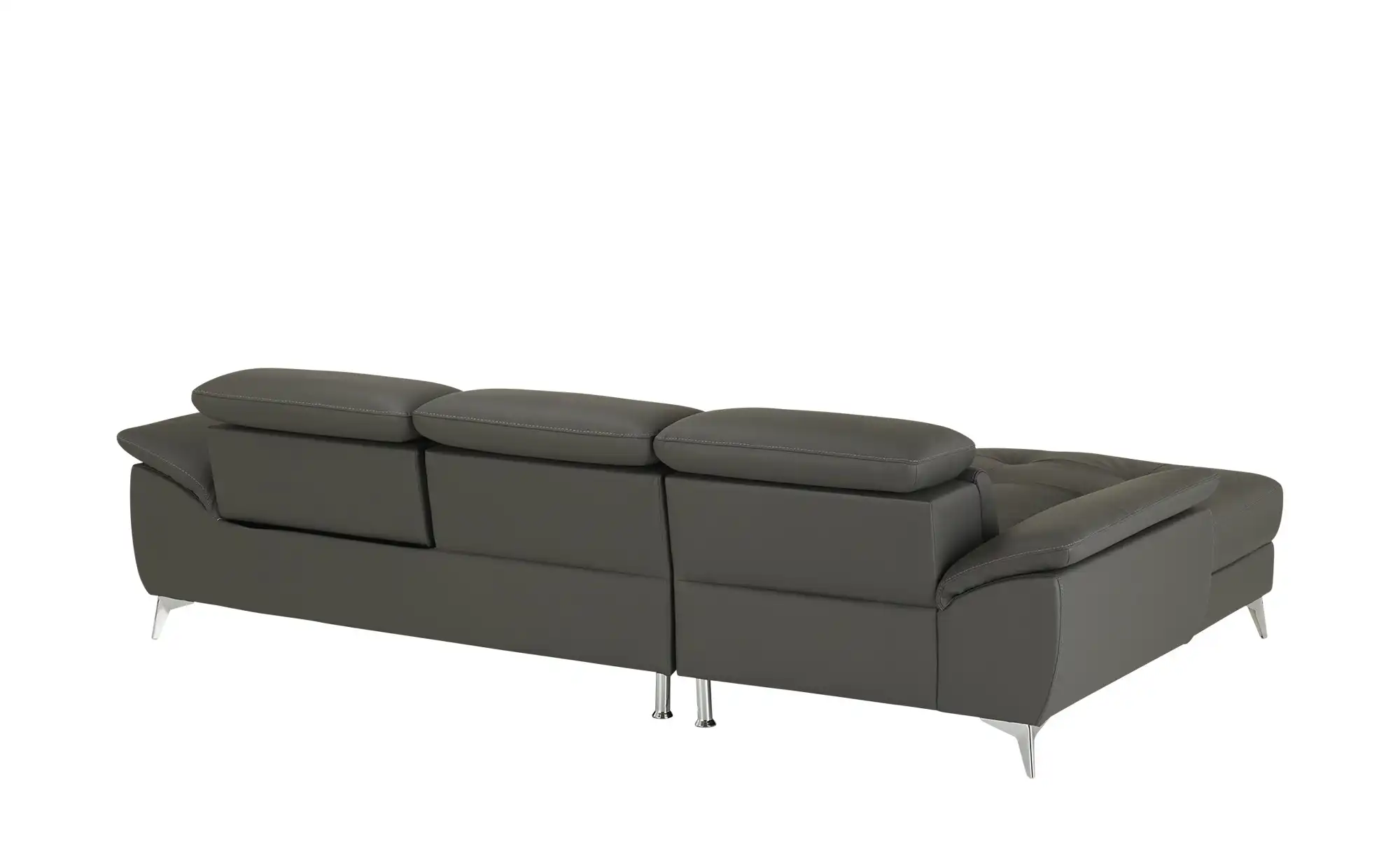 uno Leder-Ecksofa Danae klein