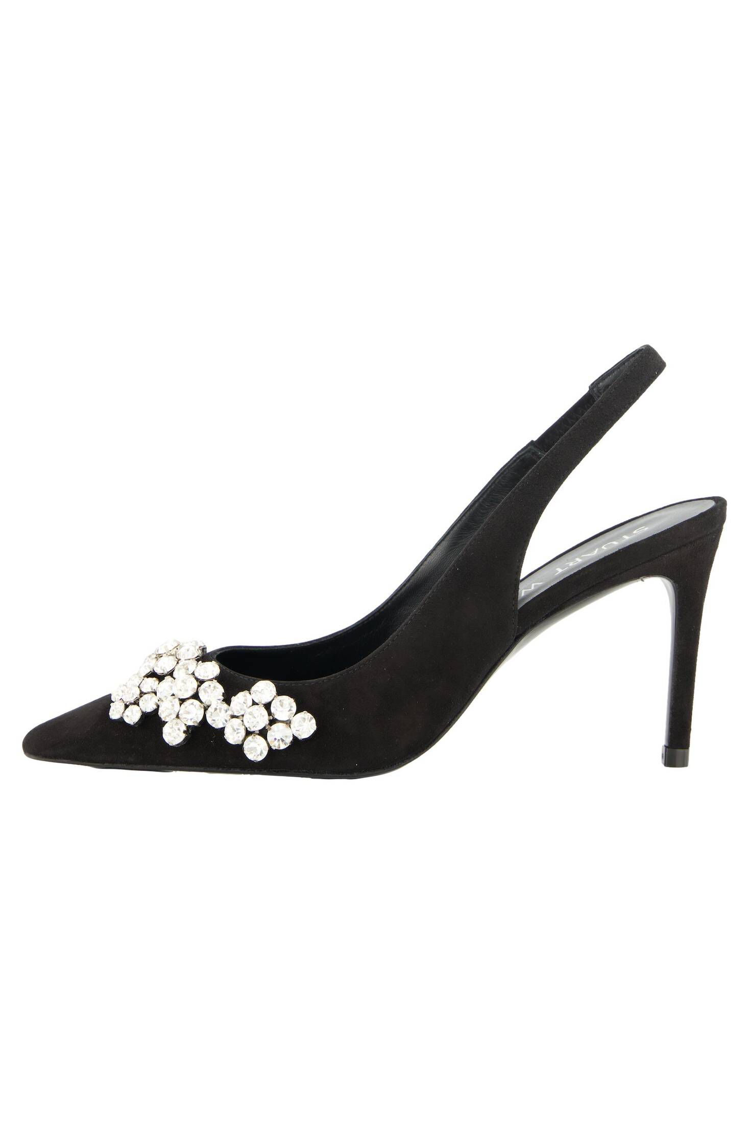 Stuart Weitzman| Damen Slingback Pumps STUART CRYSTAL FLEUR 85