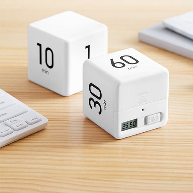 Timer Digital display Timer Nedtællingsalarm 1-3-5-10 minutter