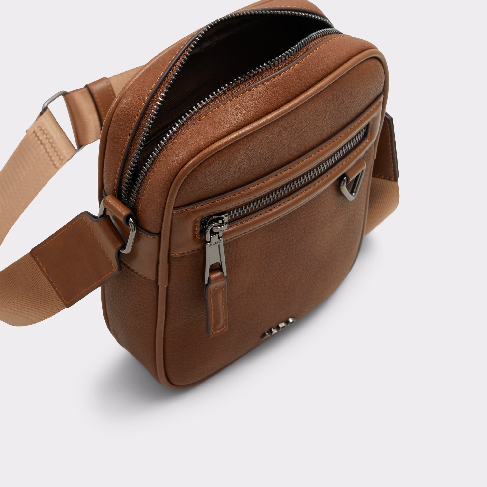 Iike Brown Synthetic Smooth Men Bags & Wallets