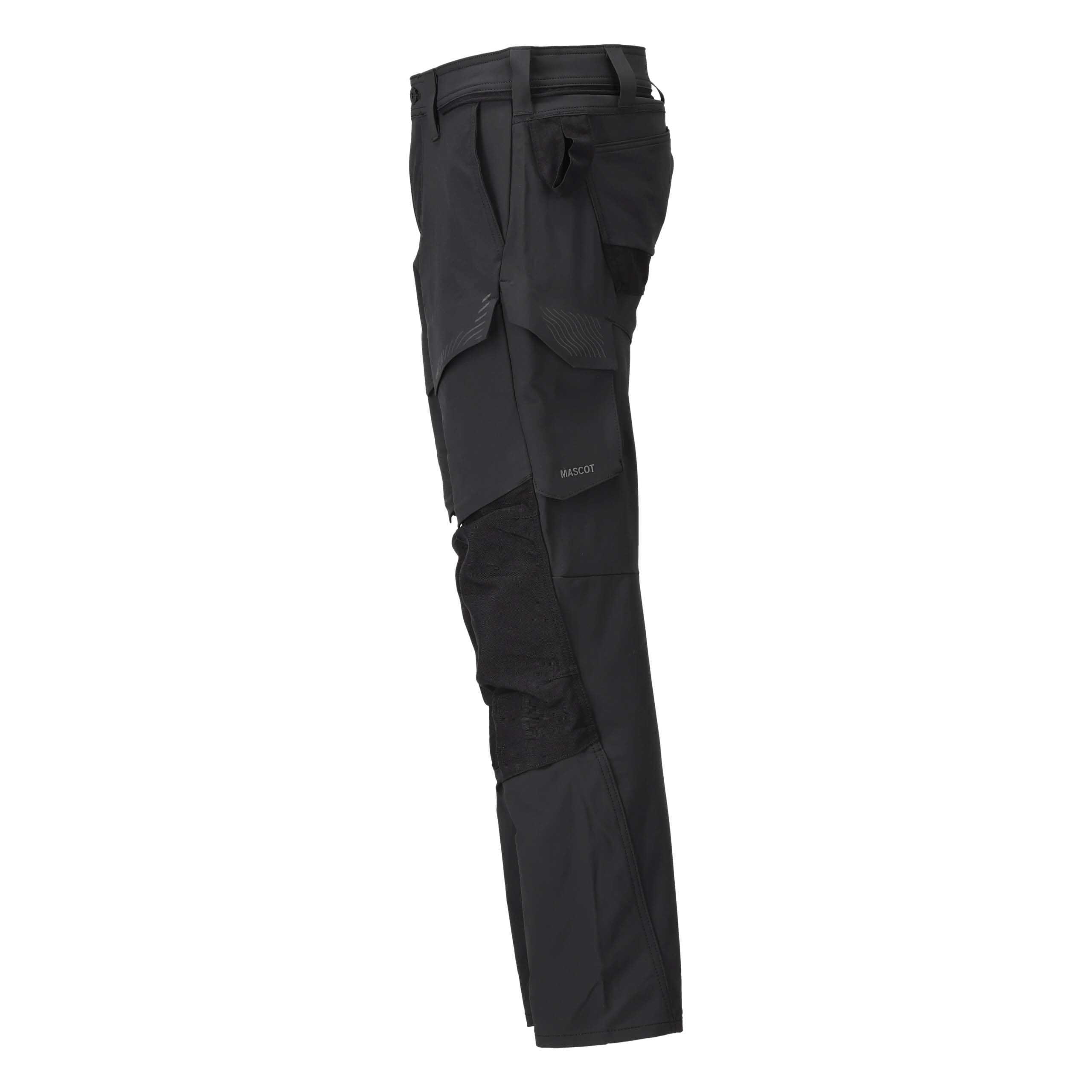 Mascot Customized 22379 - Werkbroek met Kniezakken - Zwart - 46 - 82