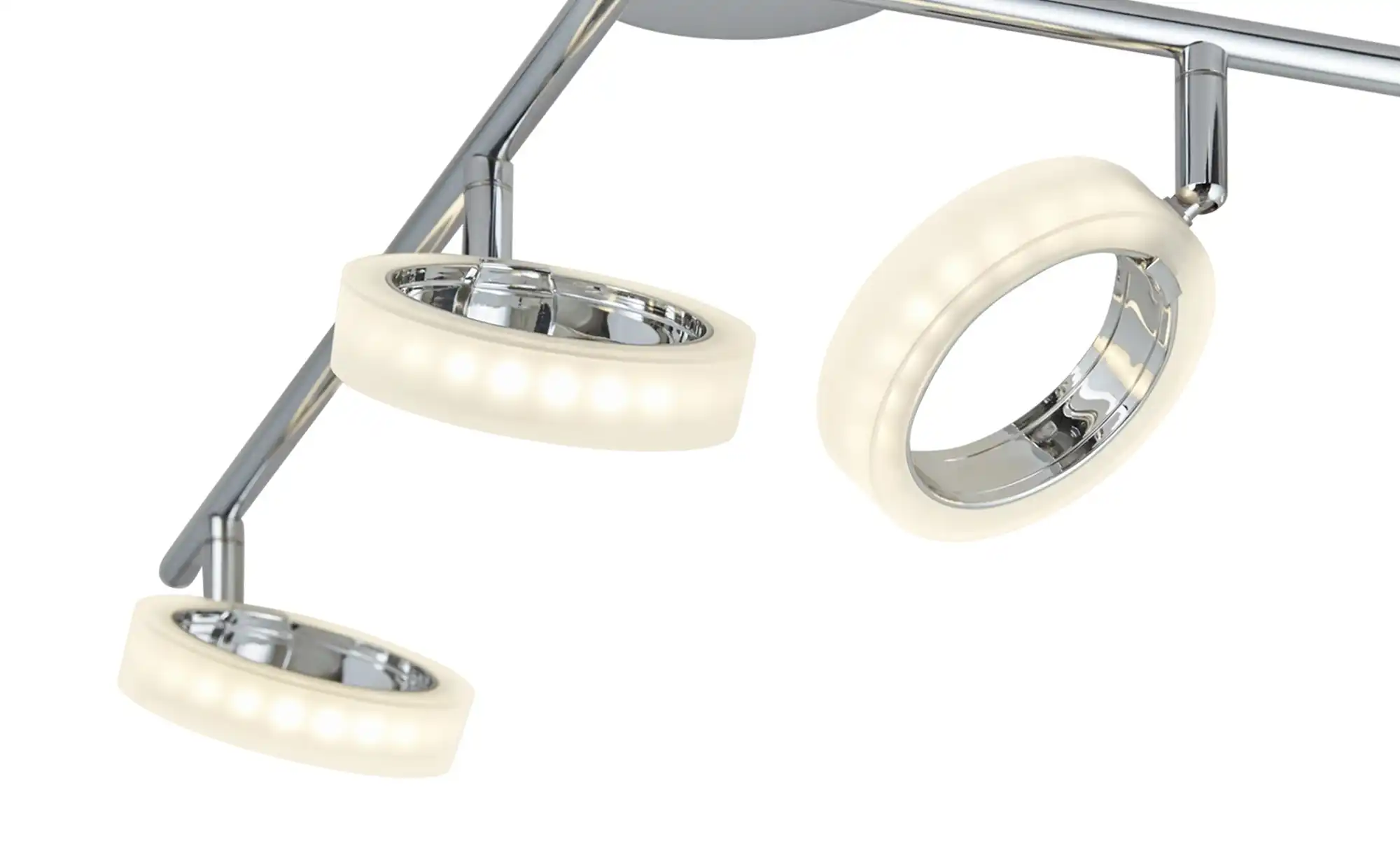 KHG LED-Deckenstrahler, 4-flammig, Acrylringe