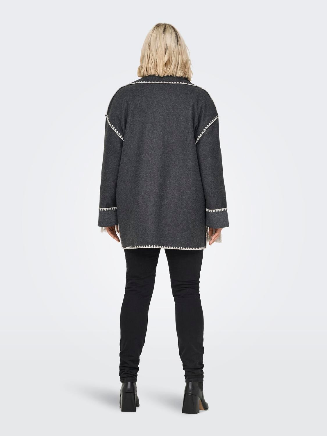 CARELBA Mantel Dark Grey Melange