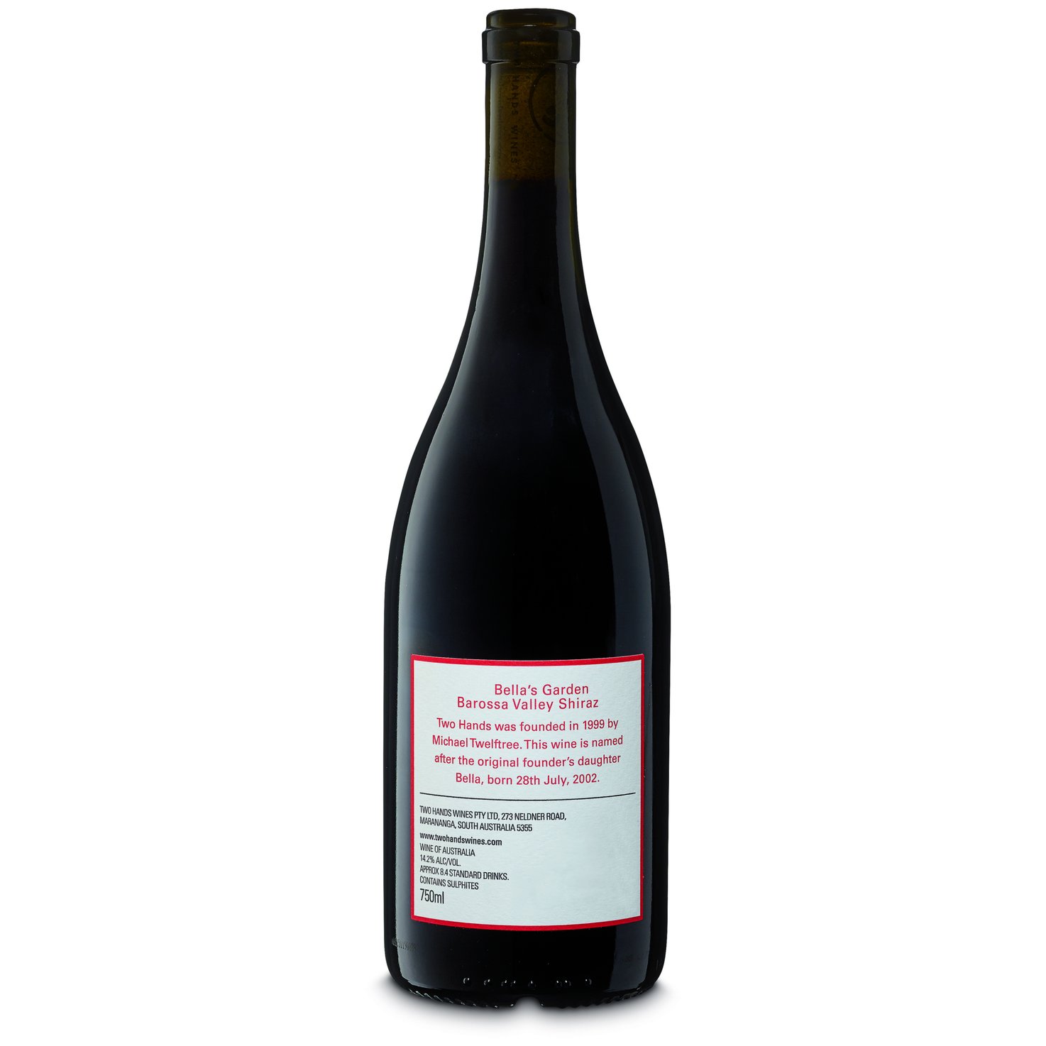 Shiraz Bella's Garden Barossa Valley Two Hands -75cl