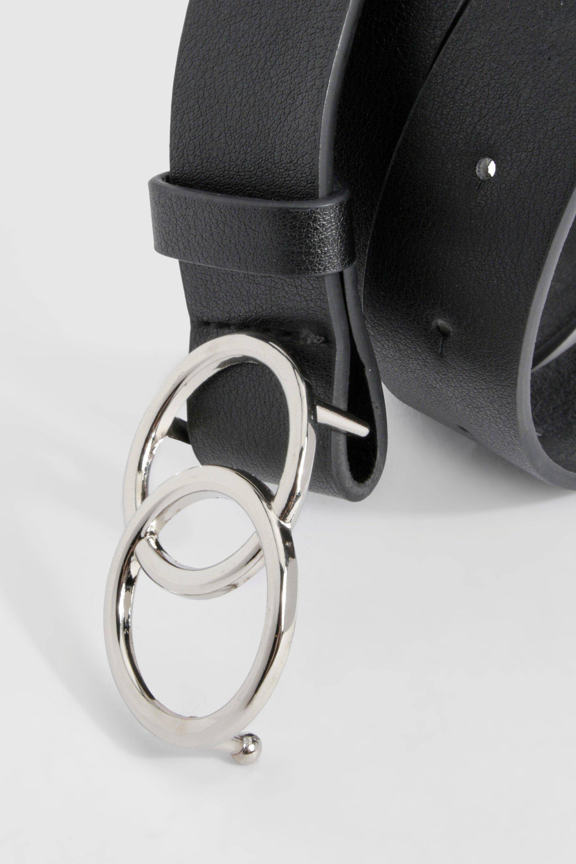 boohoo synthétique Ceinture Boyfriend à Double Anneau en synthétique