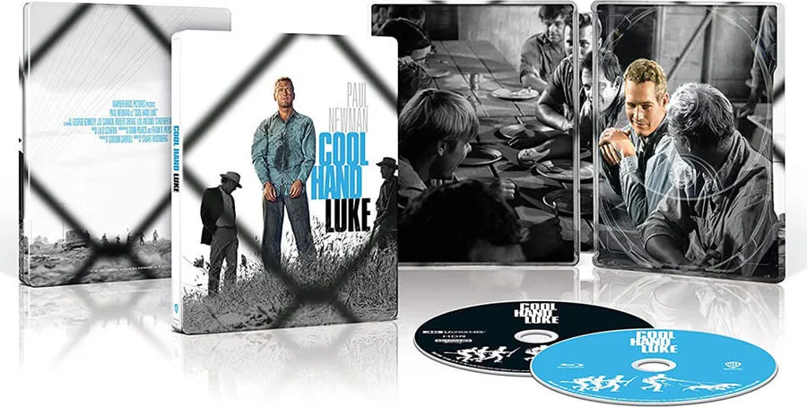 Luke la main froide - Coffret Steelbook (Blu-ray UHD 4K   Blu-ray) Disques Blu-ray films
