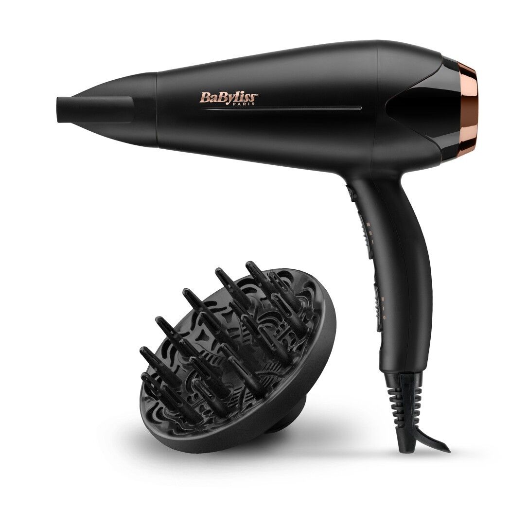 BaByliss Haartrockner D570DE Turbo Shine 2200 schwarz/bronze