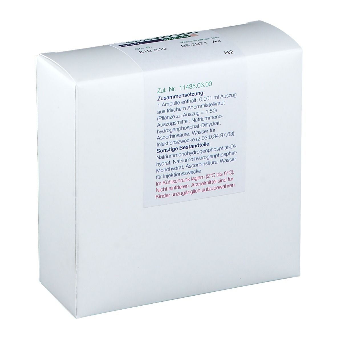 abnobaVISCUM® Aceris 0,02 mg Ampullen
