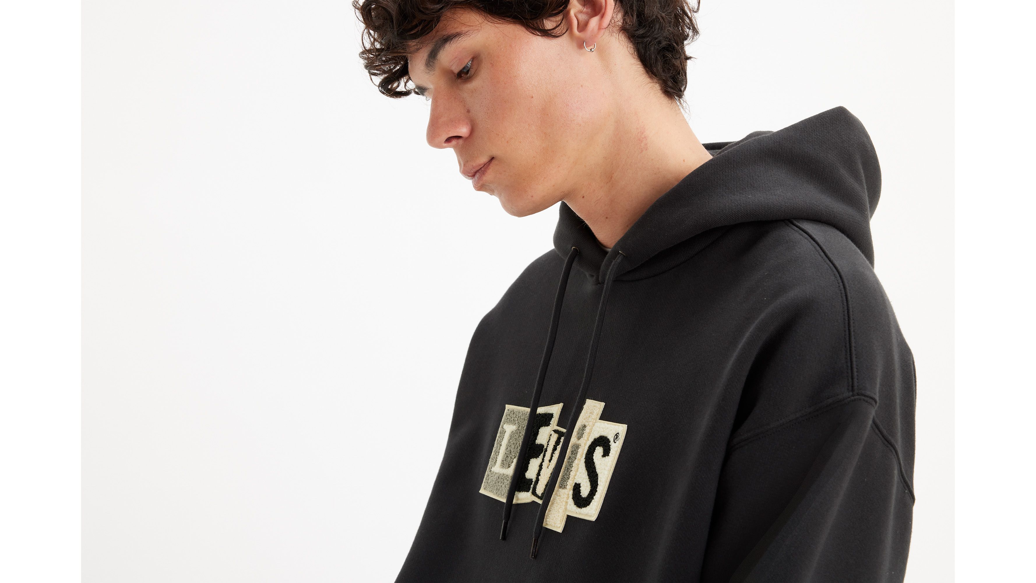 Levi's® Skateboarding sweat à capuche - Chenille Patch - Noir