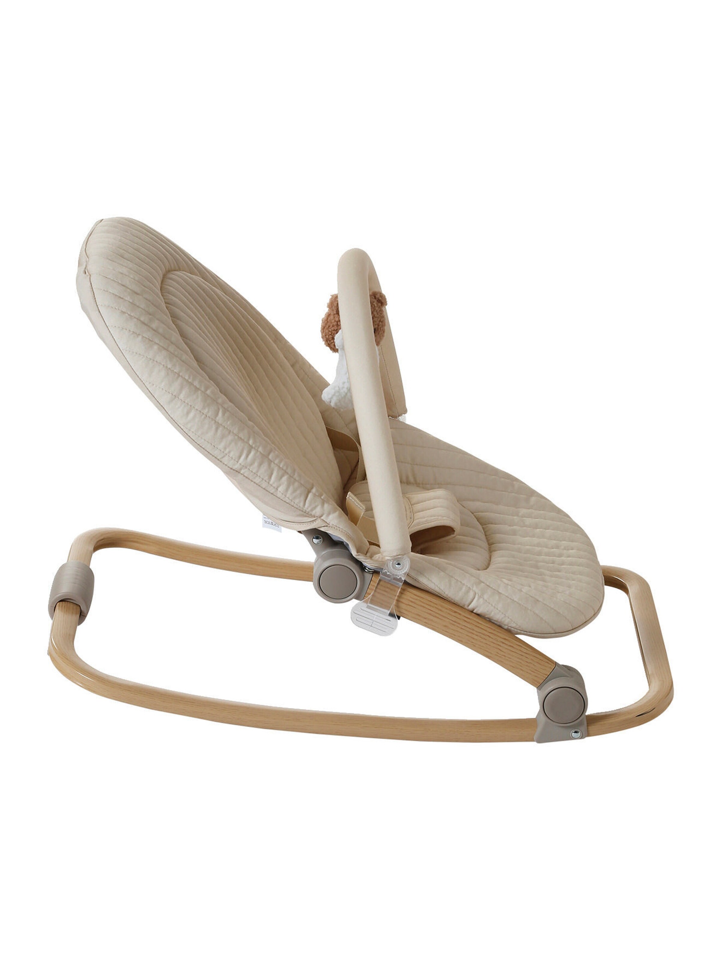 Vertbaudet Babywippe mit Spielbogen BABYDREAM wollweiß