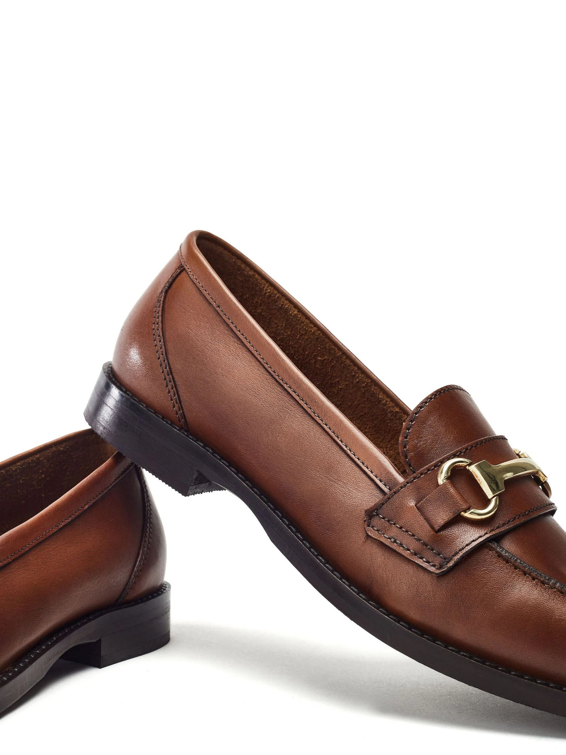 Bruin - Moda in Pelle Elarra Flat Loafers With Snaffle Trim