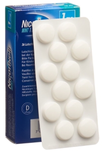 NICOTINELL Lutschtabletten 1mg mint, 36 Stück