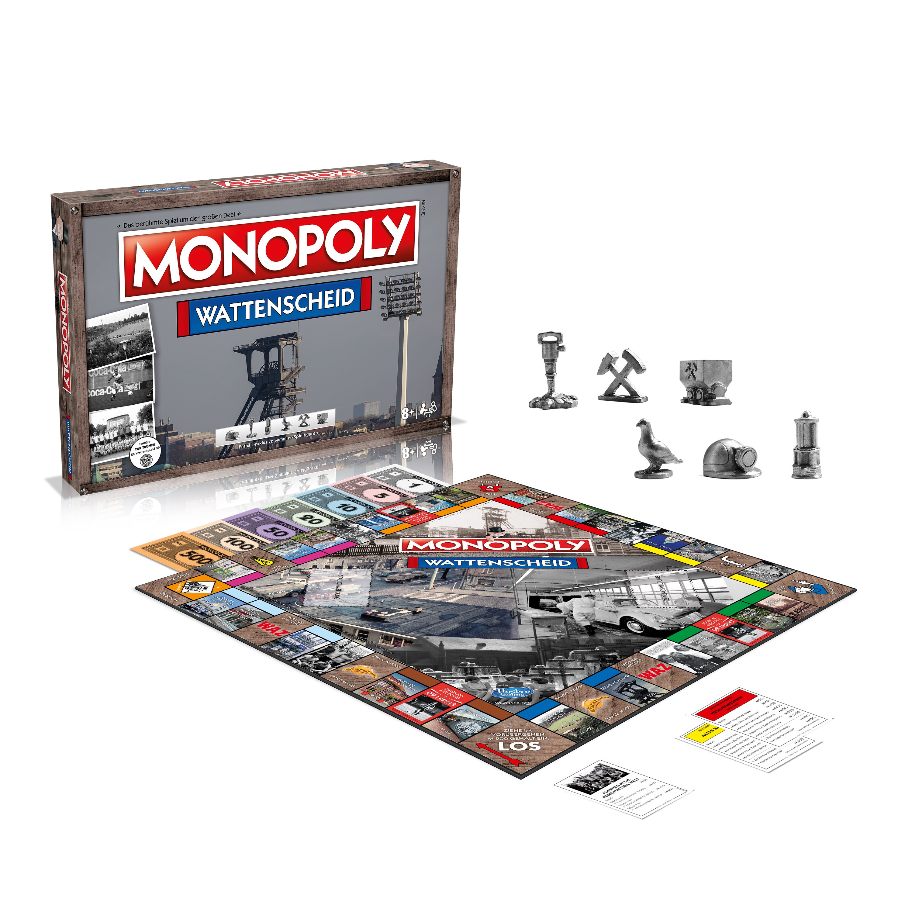 Monopoly - Wattenscheid inkl. Top Trumps Gesellschaftsspiel Brettspiel Spiel