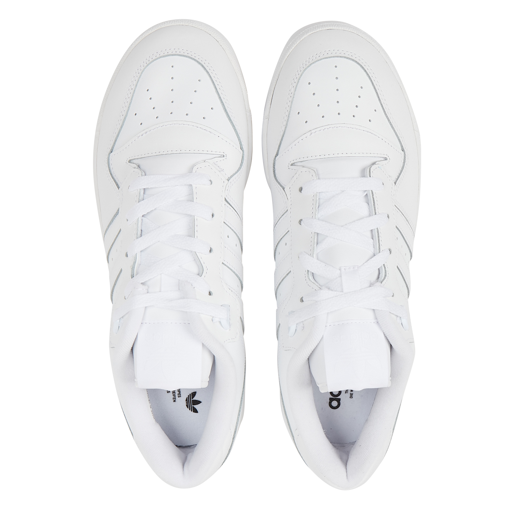 RIVALRY LOW - Baskets basses à lacets en cuir| Blanc