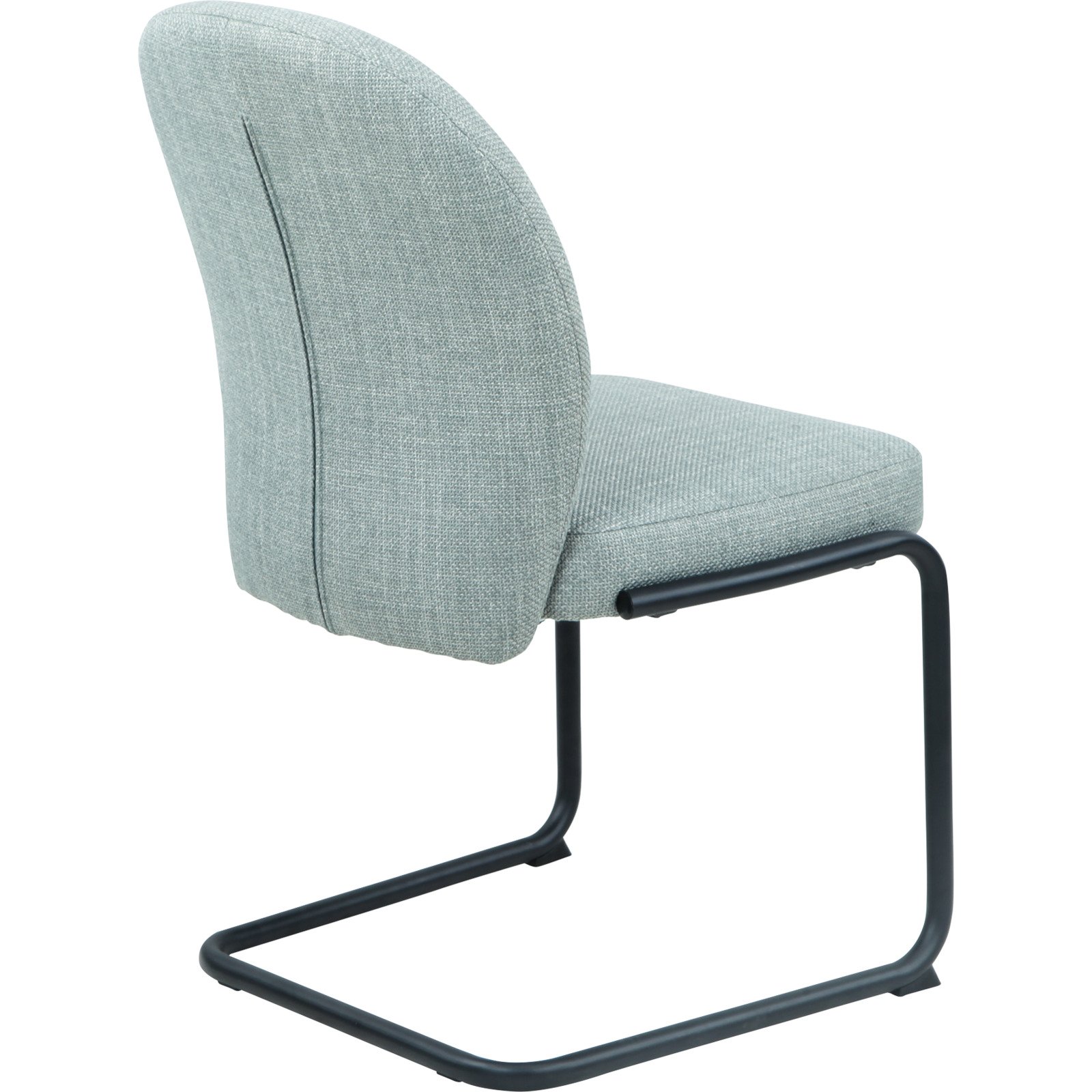 Freischwingerstuhl Karen Stoff mint
