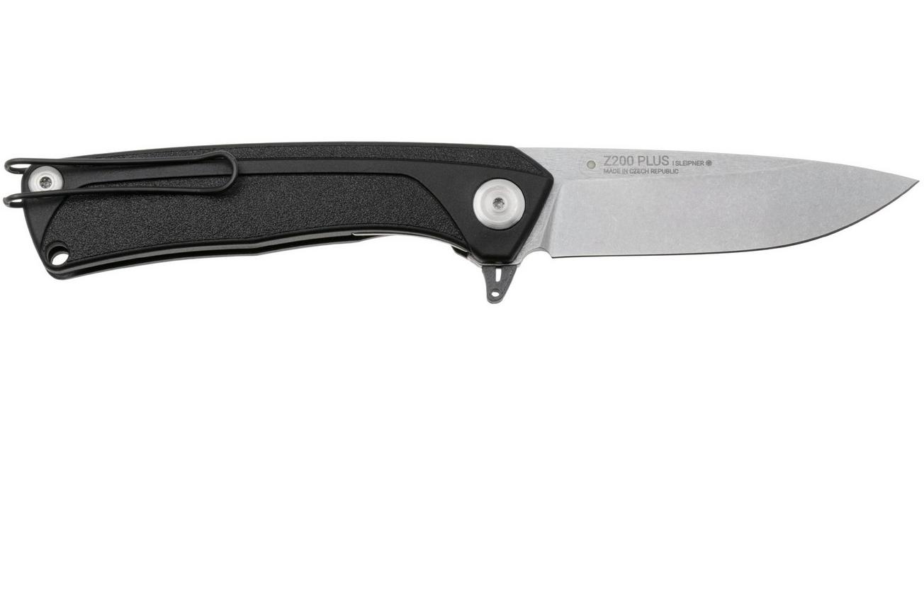 ANV Z200 PLUS-003, Stonewashed Sleipner, Black GRN zakmes