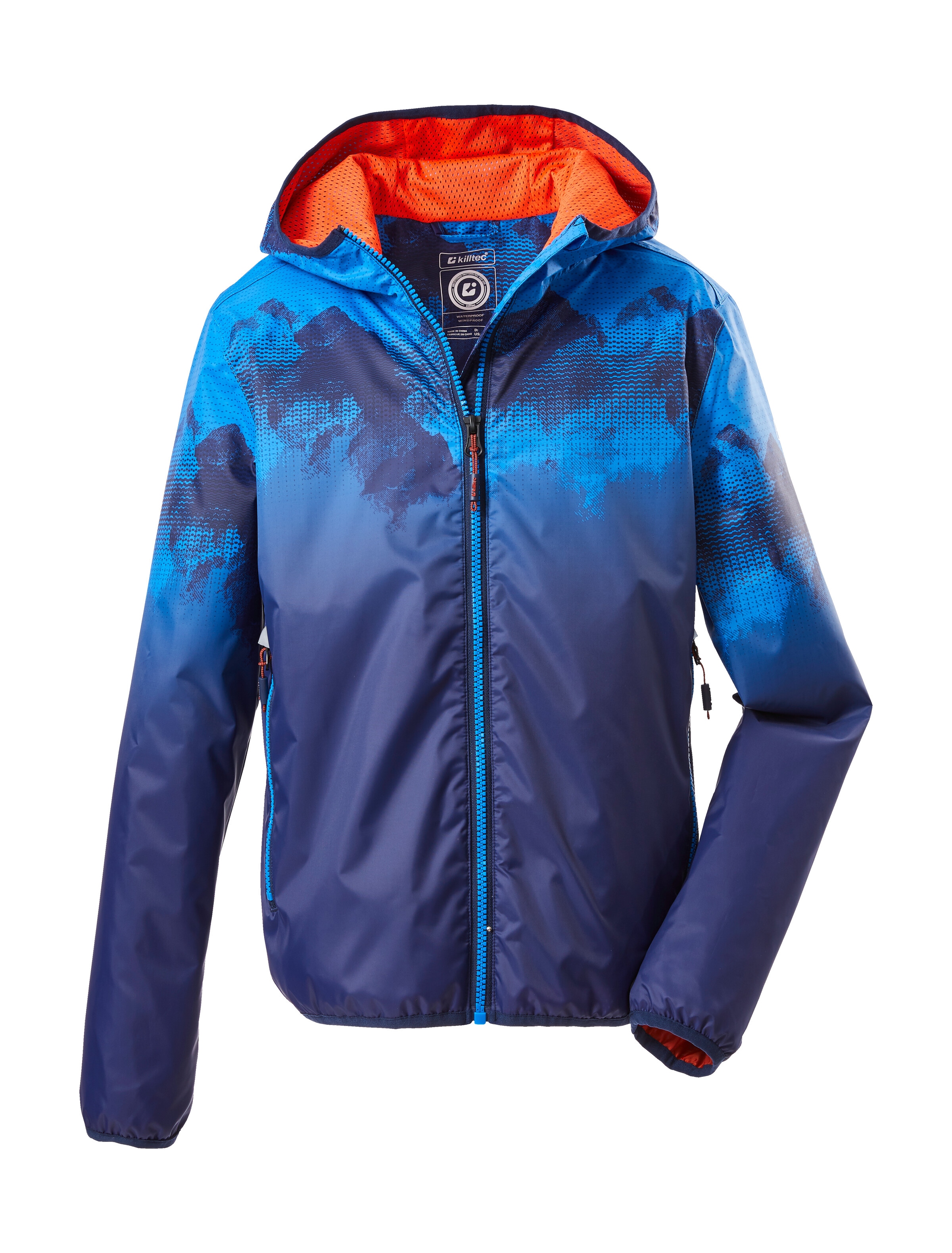 Killtec Outdoorjacke »Lyse BYS JCKT B« Leichte, wasserdichte Kinderjacke, klein verpackbar, cooles Muster