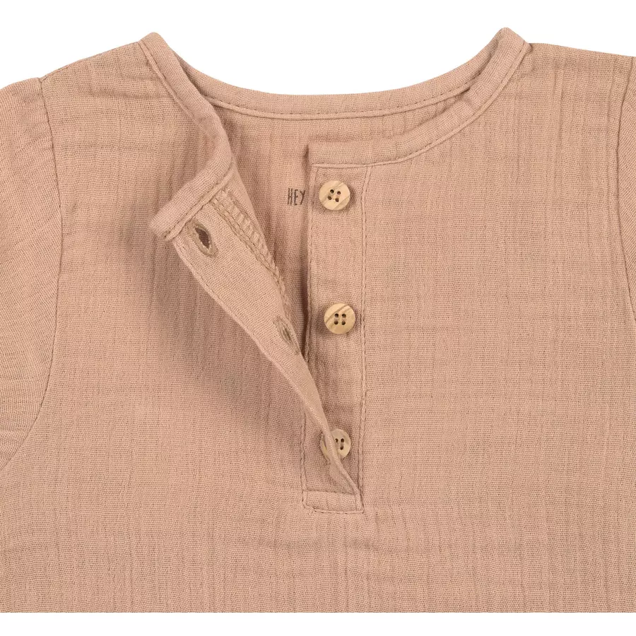 LÄSSIG Musselin Langarmshirt maple