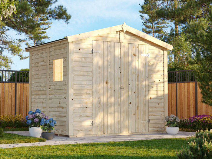 Palmako redskabsrum Aksel 1 - 243 x 190 cm