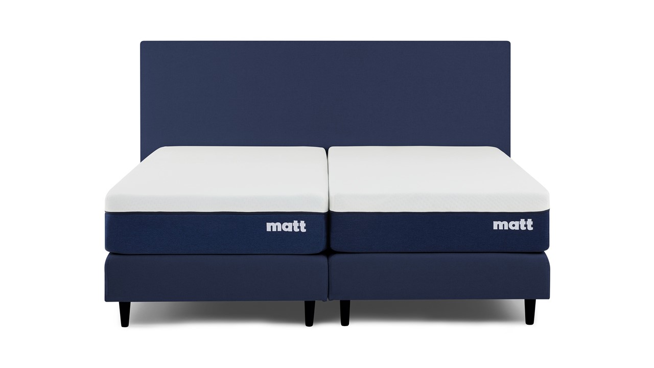 Matt Sleeps Boxspring Original met matras Matt blauw