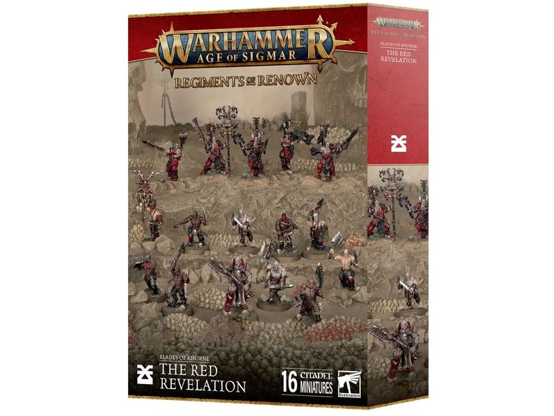 Games Workshop Figurenset Warhammer Age of Sigmar Blades Of Berühmtes Regiment: Die Rote Offenbarung – Bausatz