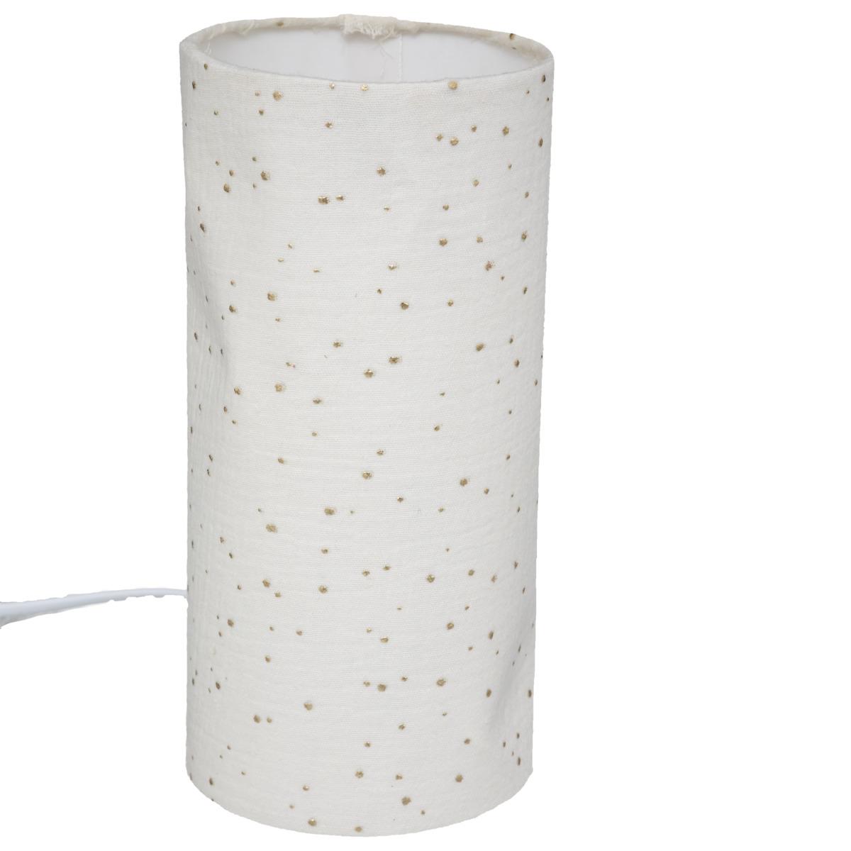 LAMPE GAZE COTON BEIGE