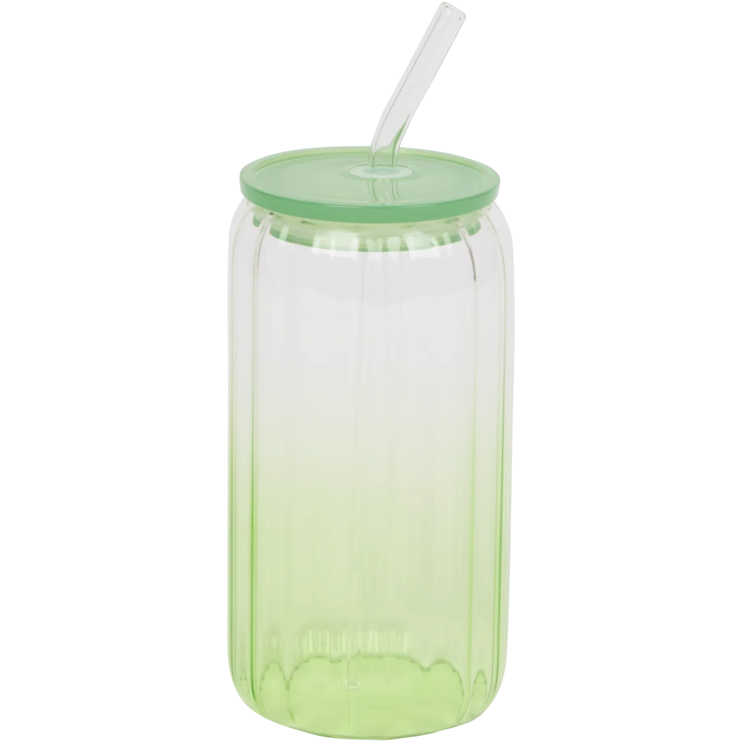Verre avec paille