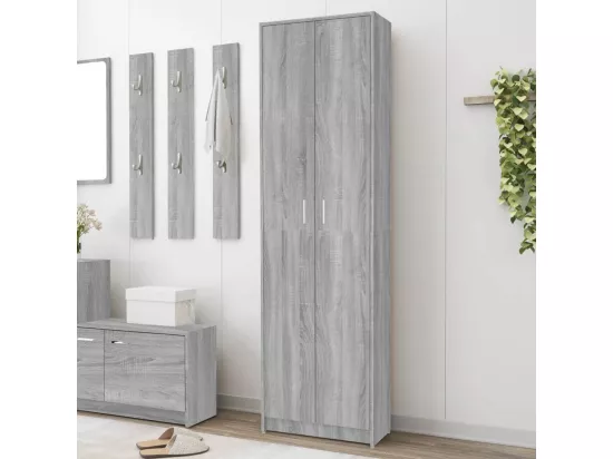 Garde-robe couloir Sonoma gris 55x25x189 cm Bois d'ingénierie
