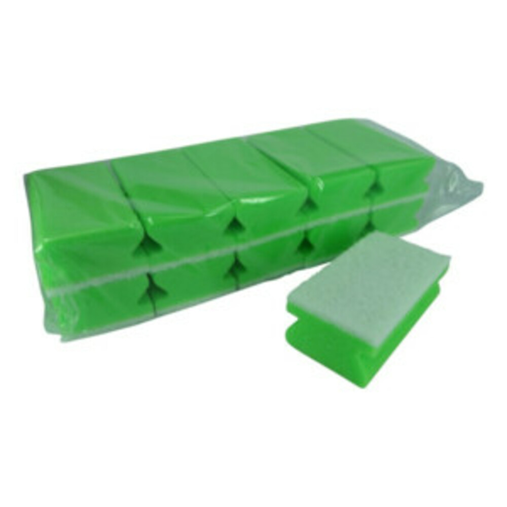 Multy Schuursponsjes Krasvrij Easy Grip Groen10 stuks